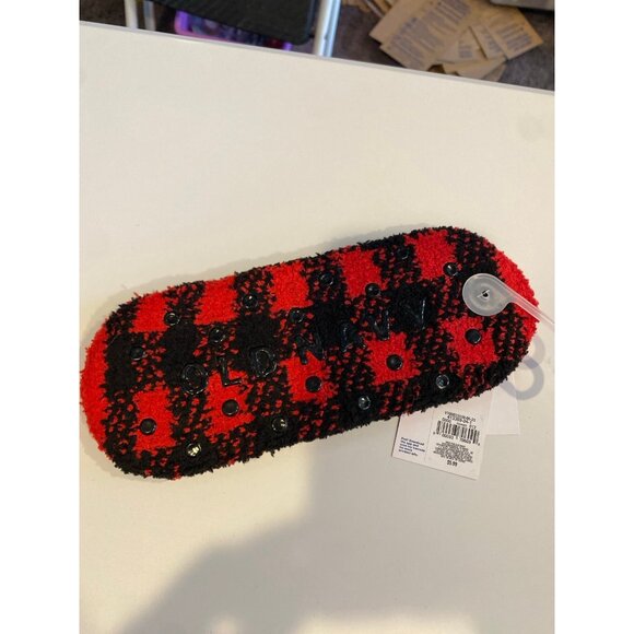 Old Navy Womens 100% Cotton Buffalo Plaid Flannel Pajama Shorts & Matching Socks - Picture 7 of 10